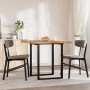 Tablero de mesa cuadrado madera maciza acacia 80x80x4 cm de , Tableros para mesas - Ref: Foro24-4008728, Precio: 128,99 €, De...