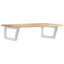 Wall-mounted sink shelf made of steel and solid acacia wood by , bathroom vanities - Ref: Foro24-3302782, Price: 68,49 €, Dis...