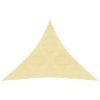 Beige HDPE sail awning 160 g/m² 4x4x4 m by vidaXL, Umbrellas - Ref: Foro24-311148, Price: 33,20 €, Discount: %