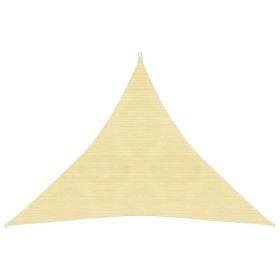 Beige HDPE sail awning 160 g/m² 4x4x4 m by vidaXL, Umbrellas - Ref: Foro24-311148, Price: 33,20 €, Discount: %