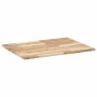 Rectangular solid acacia wood table top 80x60x2 cm by , Table tops - Ref: Foro24-4008756, Price: 56,56 €, Discount: %