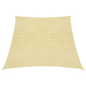 Beige HDPE sail shade 160 g/m² 3/4x2 m by vidaXL, Umbrellas - Ref: Foro24-311158, Price: 29,99 €, Discount: %