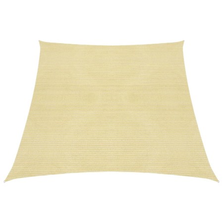 Beige HDPE sail shade 160 g/m² 3/4x2 m by vidaXL, Umbrellas - Ref: Foro24-311158, Price: 29,80 €, Discount: %