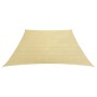 Beige HDPE sail shade 160 g/m² 3/4x2 m by vidaXL, Umbrellas - Ref: Foro24-311158, Price: 29,80 €, Discount: %