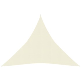 Cream HDPE sail awning 160 g/m² 3x3x3 m by vidaXL, Umbrellas - Ref: Foro24-311197, Price: 23,99 €, Discount: %