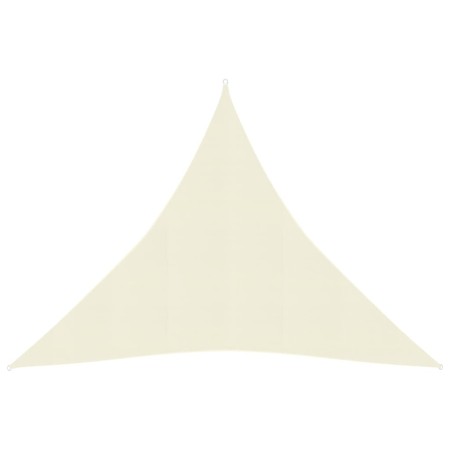 Toldo de vela crema HDPE 160 g/m² 3x3x3 m de vidaXL, Sombrillas - Ref: Foro24-311197, Precio: 23,55 €, Descuento: %