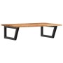 Wall-mounted sink shelf made of steel and solid acacia wood by , bathroom vanities - Ref: Foro24-3302831, Price: 72,53 €, Dis...