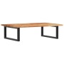 Wall-mounted sink shelf made of steel and solid acacia wood by , bathroom vanities - Ref: Foro24-3302833, Price: 85,99 €, Dis...