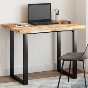 Rectangular solid acacia wood table top 80x70x4 cm by , Table tops - Ref: Foro24-4008794, Price: 103,42 €, Discount: %