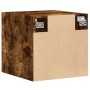 Engineered smoked oak wood wall cabinet 40x42.5x40 cm by , Sideboards - Ref: Foro24-846100, Price: 41,67 €, Discount: %