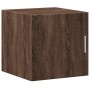 Engineered wood brown oak wall cabinet 40x42.5x40 cm by , Sideboards - Ref: Foro24-846102, Price: 42,99 €, Discount: %