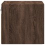 Engineered wood brown oak wall cabinet 40x42.5x40 cm by , Sideboards - Ref: Foro24-846102, Price: 42,99 €, Discount: %