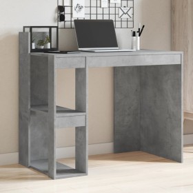 Escritorio madera de ingeniería gris hormigón 103,5x56,5x94 cm de , Escritorios - Ref: Foro24-847978, Precio: 93,99 €, Descue...