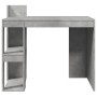 Engineered wood gray concrete desk 103.5x56.5x94 cm by , Desks - Ref: Foro24-847978, Price: 92,83 €, Discount: %