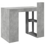 Engineered wood gray concrete desk 103.5x56.5x94 cm by , Desks - Ref: Foro24-847978, Price: 92,83 €, Discount: %