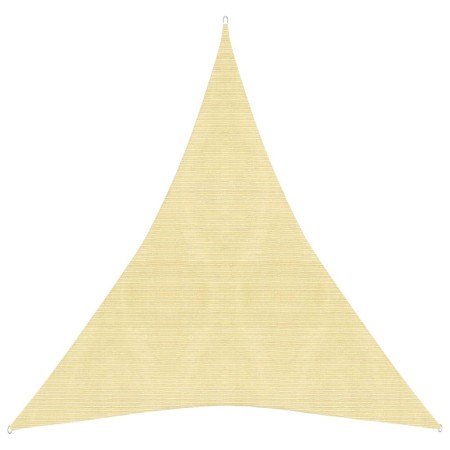 Beige HDPE sail awning 160 g/m² 5x7x7 m by vidaXL, Umbrellas - Ref: Foro24-311154, Price: 41,01 €, Discount: %