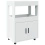 Engineered wood white bar cart 60x39.5x89 cm by , Sideboards - Ref: Foro24-848269, Price: 119,68 €, Discount: %