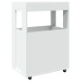 Engineered wood white bar cart 60x39.5x89 cm by , Sideboards - Ref: Foro24-848269, Price: 119,68 €, Discount: %