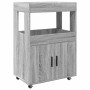 Barwagen aus Sonoma-Engineering-Holz in Grau, 60x39,5x89 cm. von , Sideboards - Ref: Foro24-848274, Preis: 107,68 €, Rabatt: %