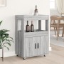 Barwagen aus Sonoma-Engineering-Holz in Grau, 60x39,5x89 cm. von , Sideboards - Ref: Foro24-848274, Preis: 107,68 €, Rabatt: %