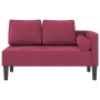 Tagesbettsofa mit roten Samtkissen von , Tagesbetten - Ref: Foro24-4007575, Preis: 183,81 €, Rabatt: %