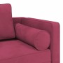 Tagesbettsofa mit roten Samtkissen von , Tagesbetten - Ref: Foro24-4007575, Preis: 183,81 €, Rabatt: %