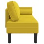 Sofá diván con cojines terciopelo amarillo de , Divanes - Ref: Foro24-4007577, Precio: 169,94 €, Descuento: %