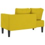 Sofá diván con cojines terciopelo amarillo de , Divanes - Ref: Foro24-4007577, Precio: 169,94 €, Descuento: %