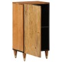 Solid mango wood auxiliary cabinet 40x33x75 cm by , CD and DVD storage - Ref: Foro24-358308, Price: 86,99 €, Discount: %