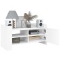 Engineered wood TV stand in white, 80x35x40 cm by , TV Furniture - Ref: Foro24-848367, Price: 71,99 €, Discount: %