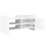 Engineered wood TV stand in white, 80x35x40 cm by , TV Furniture - Ref: Foro24-848367, Price: 71,99 €, Discount: %