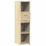 Aparador alto madera de ingeniería roble Sonoma 30x42,5x124 cm de , Aparadores - Ref: Foro24-846154, Precio: 80,53 €, Descuen...