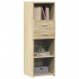 Hoher Schrank aus Sonoma-Eichen-Ingenieurholz 40x42,5x124 cm. von , Sideboards - Ref: Foro24-846161, Preis: 96,12 €, Rabatt: %