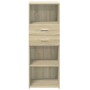 Aparador alto madera de ingeniería roble Sonoma 45x42,5x124 cm de , Aparadores - Ref: Foro24-846168, Precio: 90,81 €, Descuen...