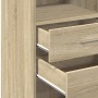 Aparador alto madera de ingeniería roble Sonoma 45x42,5x124 cm de , Aparadores - Ref: Foro24-846168, Precio: 90,81 €, Descuen...