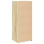 Aparador alto madera de ingeniería roble Sonoma 50x42,5x124 cm de , Aparadores - Ref: Foro24-846175, Precio: 93,94 €, Descuen...