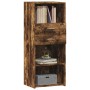 Aparador alto madera de ingeniería roble ahumado 50x42,5x124 cm de , Aparadores - Ref: Foro24-846177, Precio: 107,99 €, Descu...