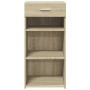 Engineered wood sideboard in Sonoma oak 45x42.5x93 cm by , Sideboards - Ref: Foro24-846322, Price: 71,87 €, Discount: %