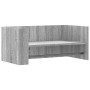 Engineered wood gray Sonoma wall shelf 70.5x35x30.5 cm by , Shelves and shelves - Ref: Foro24-848456, Price: 36,71 €, Discoun...