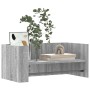 Engineered wood gray Sonoma wall shelf 70.5x35x30.5 cm by , Shelves and shelves - Ref: Foro24-848456, Price: 36,71 €, Discoun...