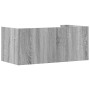 Estante de pared madera ingeniería gris Sonoma 70,5x35x30,5 cm de , Estantes y estanterías - Ref: Foro24-848456, Precio: 36,7...