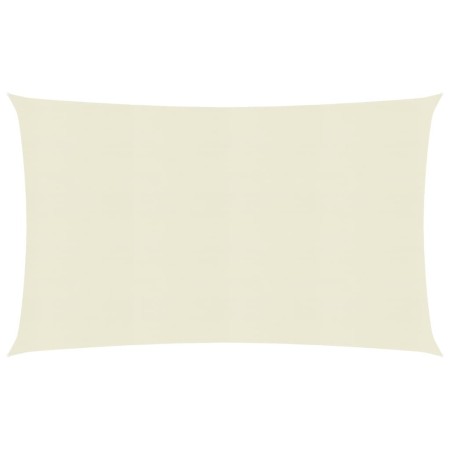 Cream HDPE sail awning 160 g/m² 2x4.5 m by vidaXL, Umbrellas - Ref: Foro24-311175, Price: 27,27 €, Discount: %