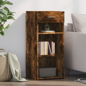 Engineered wood smoked oak sideboard 40x42.5x93 cm by , Sideboards - Ref: Foro24-846317, Price: 80,99 €, Discount: %