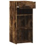 Aparador madera de ingeniería roble ahumado 40x42,5x93 cm de , Aparadores - Ref: Foro24-846317, Precio: 70,87 €, Descuento: %