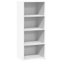 Hoher Schrank aus weißem Ingenieurholz 50x41x124 cm von , Sideboards - Ref: Foro24-846397, Preis: 93,80 €, Rabatt: %