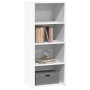 Hoher Schrank aus weißem Ingenieurholz 50x41x124 cm von , Sideboards - Ref: Foro24-846397, Preis: 81,93 €, Rabatt: %