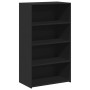 Aparador alto madera de ingeniería negro 70x41x124 cm de , Aparadores - Ref: Foro24-846405, Precio: 105,99 €, Descuento: %