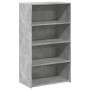 Tall engineered wood sideboard in gray concrete 70x41x124 cm by , Sideboards - Ref: Foro24-846407, Price: 90,28 €, Discount: %