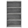 Tall engineered wood sideboard in gray concrete 70x41x124 cm by , Sideboards - Ref: Foro24-846407, Price: 90,28 €, Discount: %