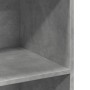 Tall engineered wood sideboard in gray concrete 70x41x124 cm by , Sideboards - Ref: Foro24-846407, Price: 90,28 €, Discount: %